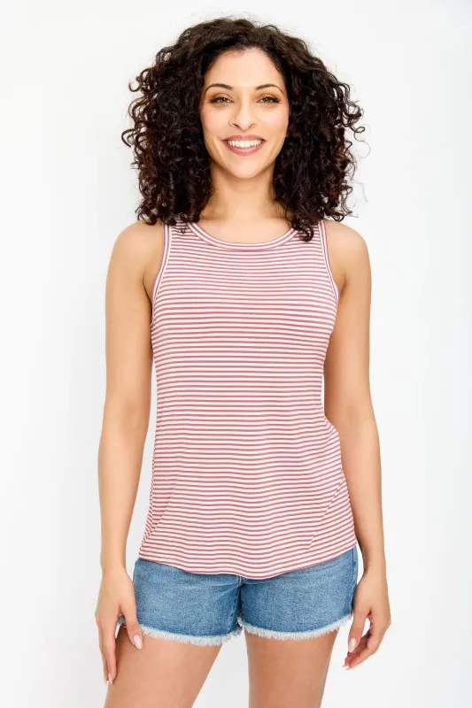 Striped Crewneck Tank Top sold by Eclipse