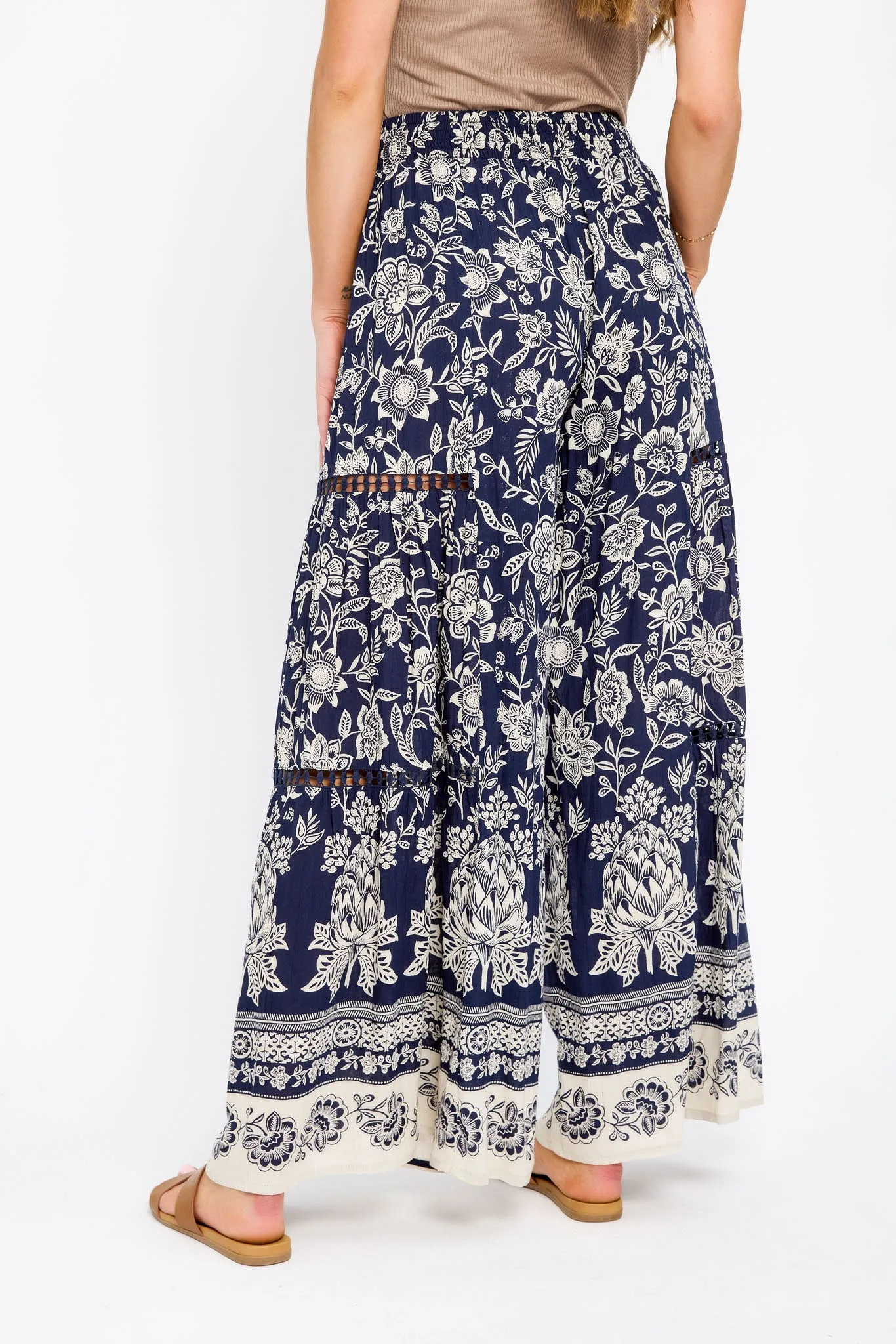 Crochet Floral Wide-Leg Pant sold by Eclipse product image thumbnail 2