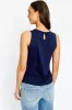 Floral Crochet Front Sleeveless Top sold by Eclipse