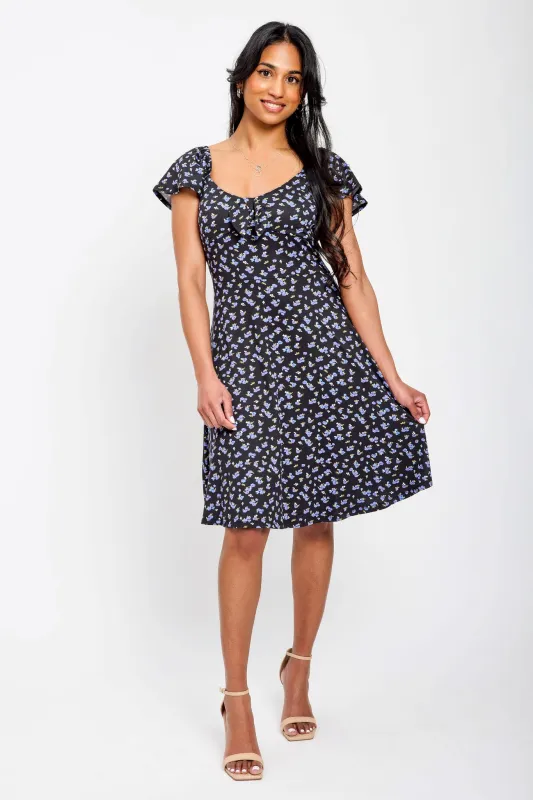 Ditsy-Print Skater Dress sold by Eclipse