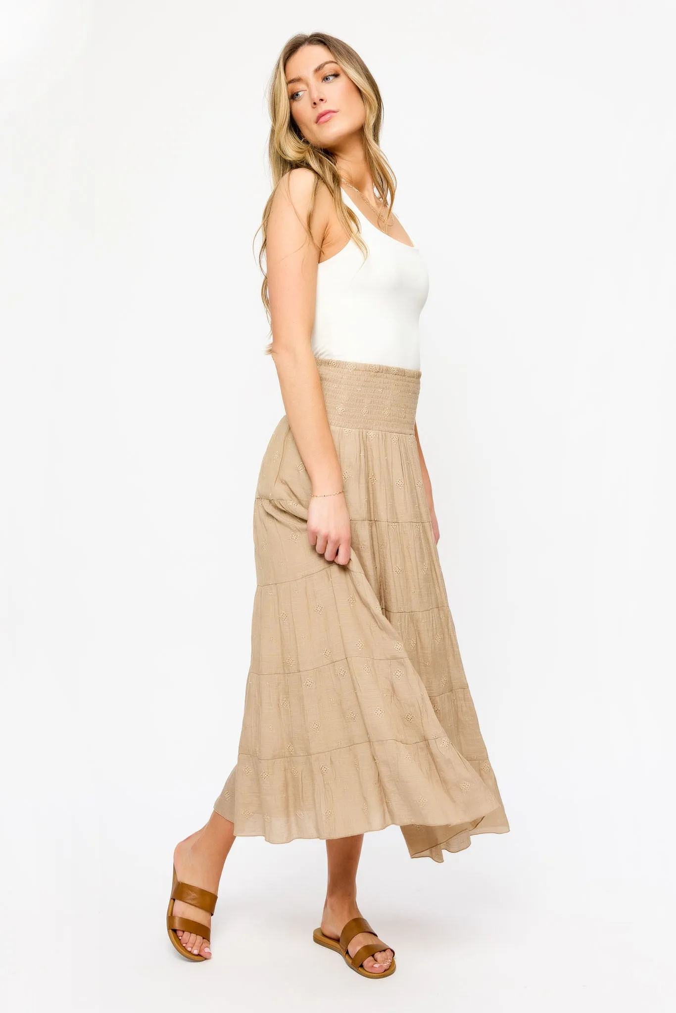 Embroidered Maxi Skirt sold by Eclipse product image thumbnail 4