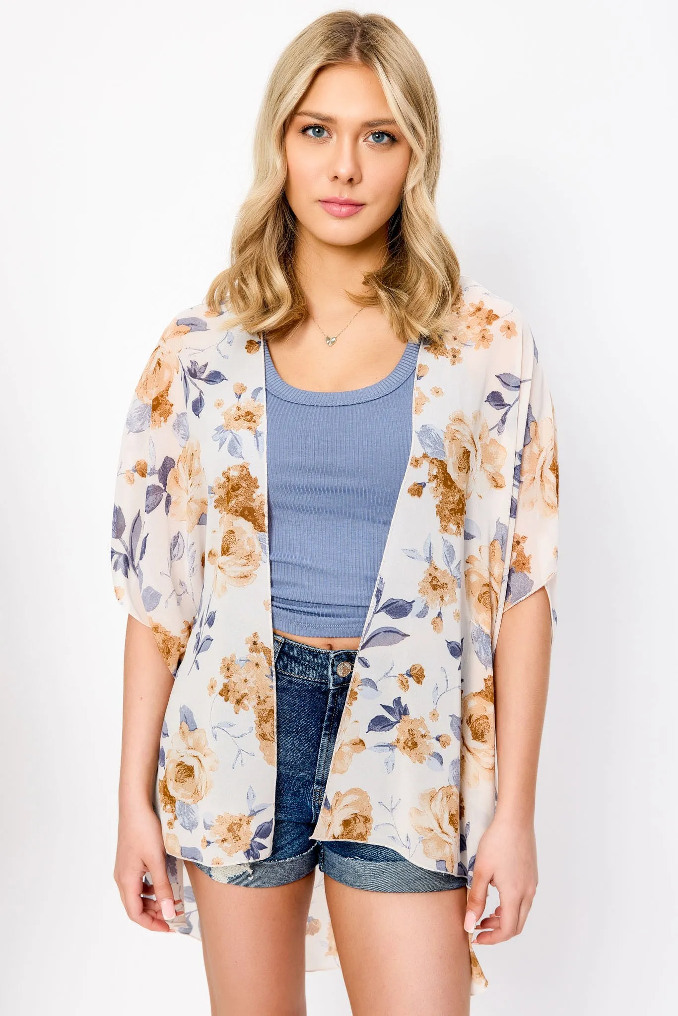 Floral Chiffon Kimono sold by Eclipse