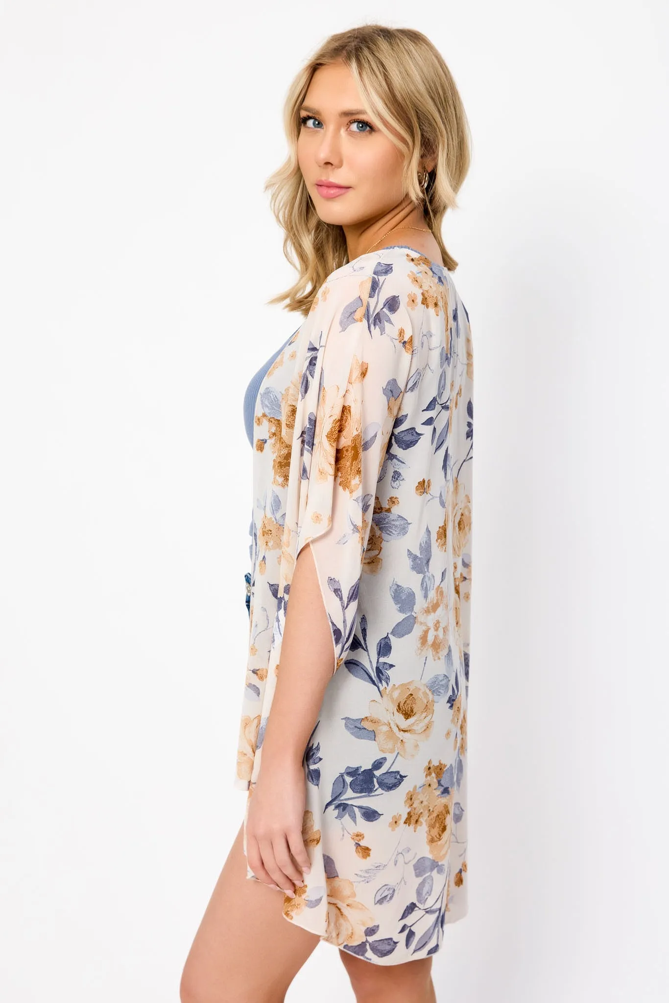 Floral Chiffon Kimono sold by Eclipse product image thumbnail 2