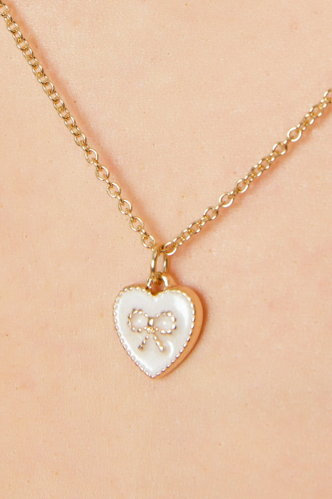 Bow Heart Necklace sold by Eclipse product image thumbnail 2