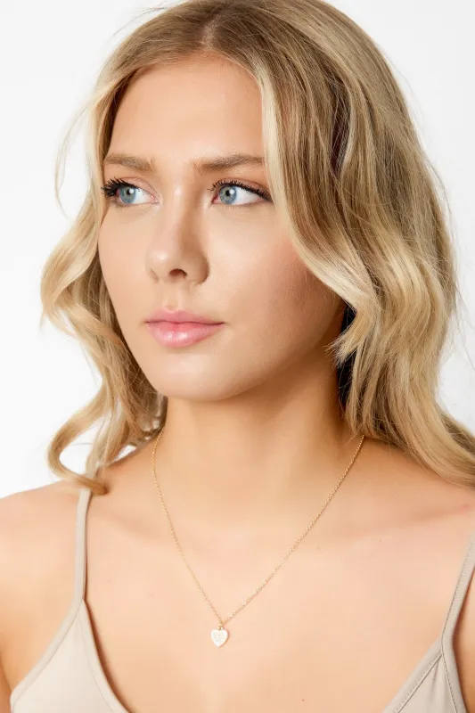 Bow Heart Necklace sold by Eclipse