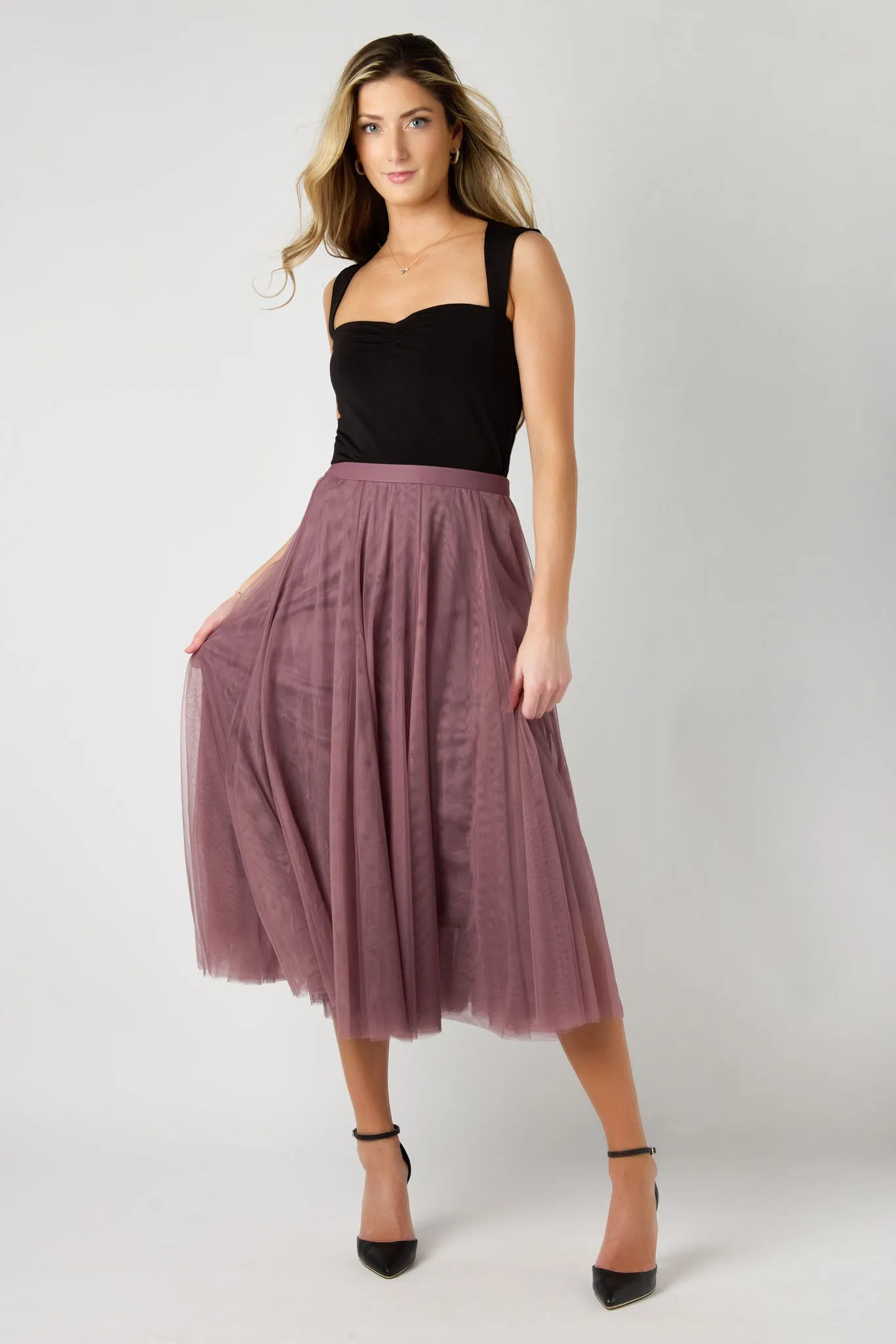 Mesh Midi Party Skirt sold by Eclipse product image thumbnail 2