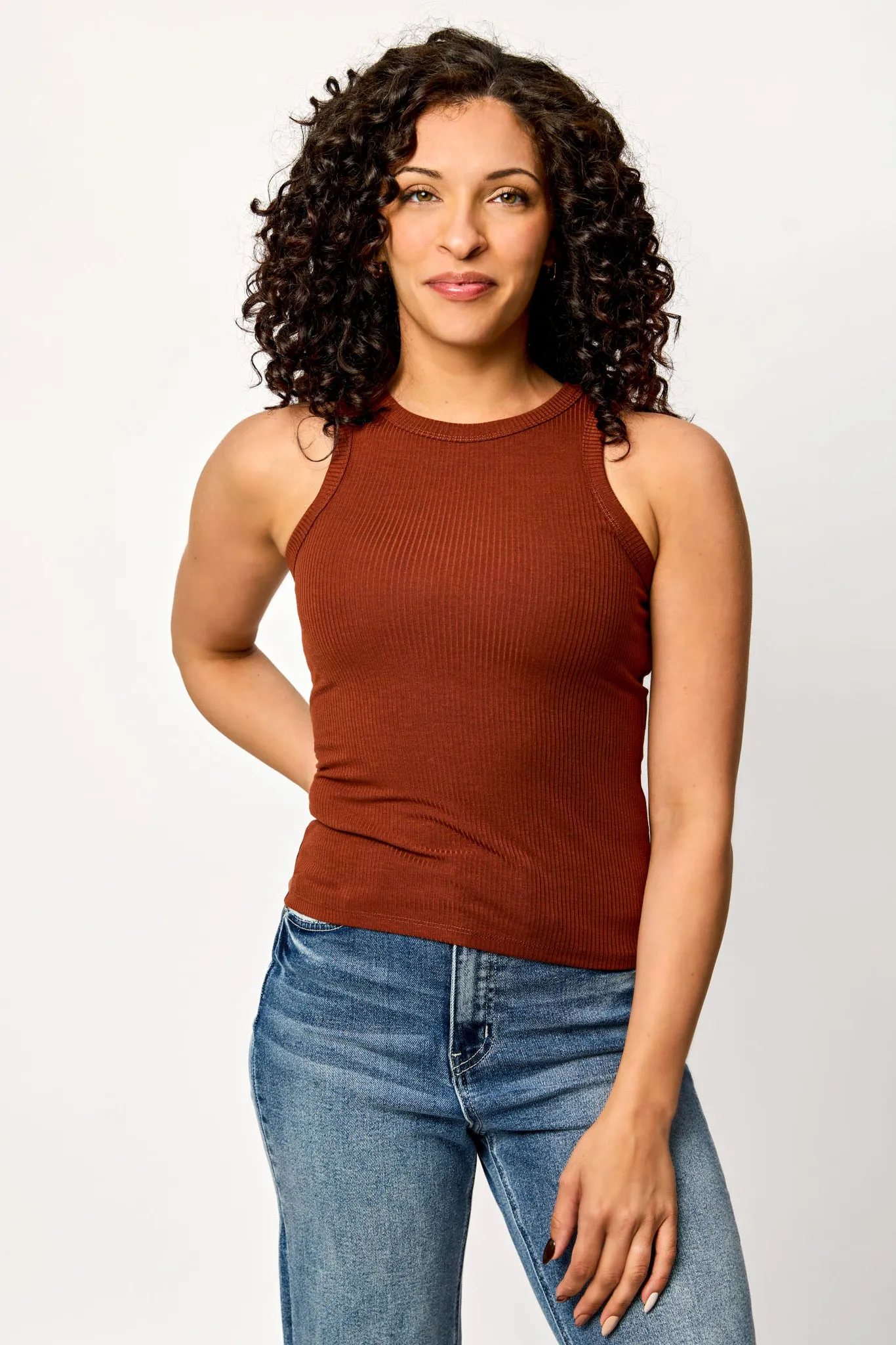 Ribbed Racerback Tank sold by Eclipse product image thumbnail 3