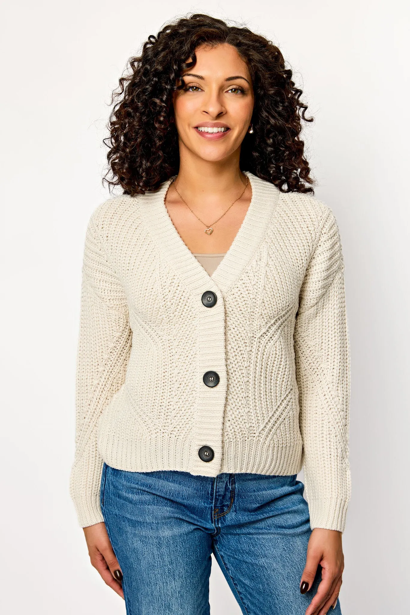 Buttoned Grandfather Cardigan sold by Eclipse product image thumbnail 3