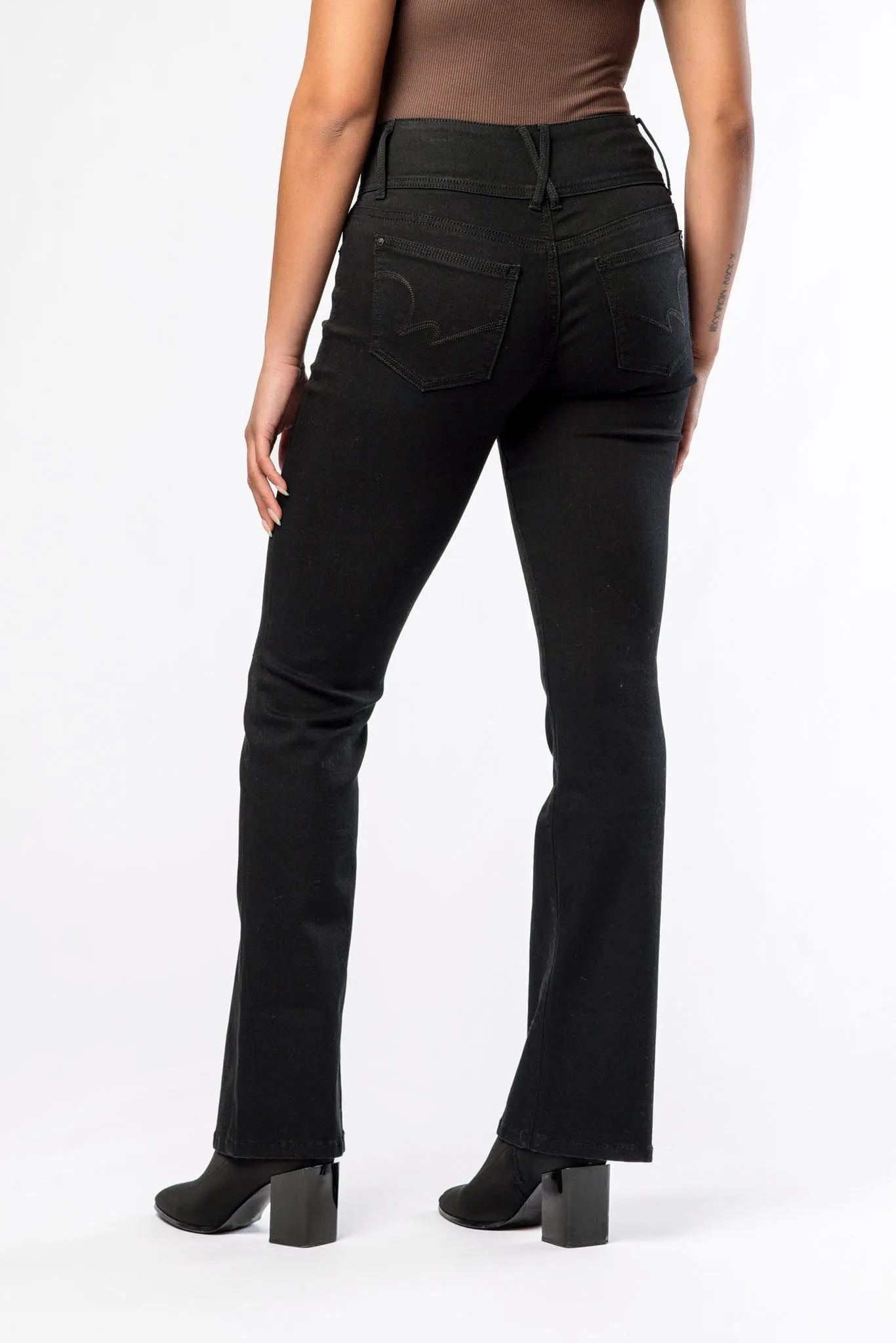 WallFlower Insta-Soft Noir Sassy High-Rise Bootcut Jean sold by Eclipse product image thumbnail 2