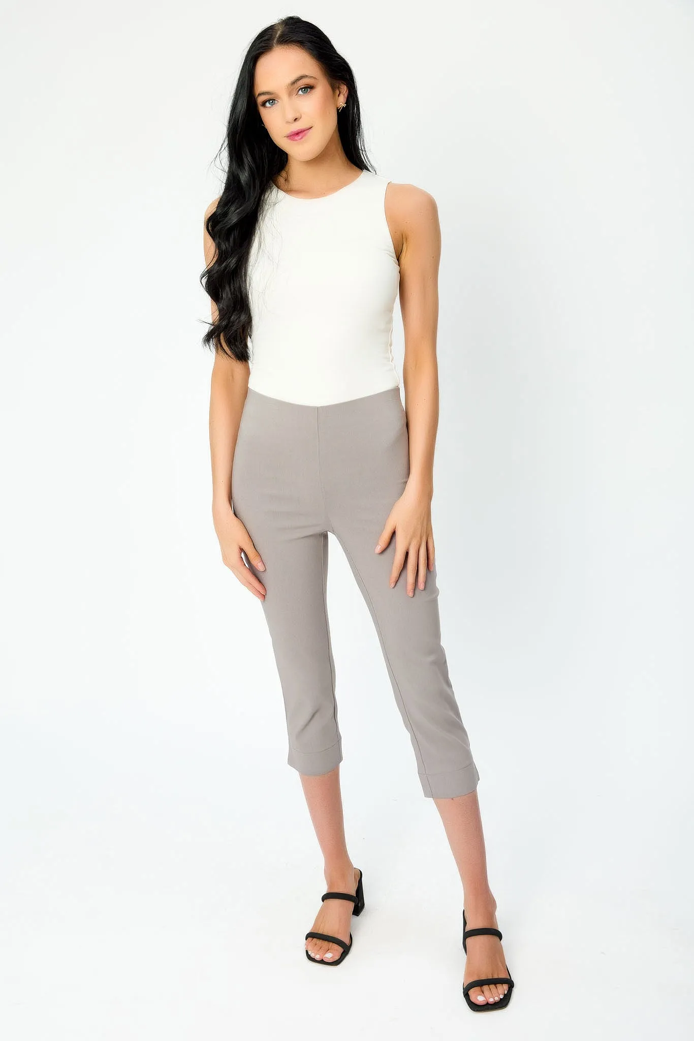 Pull-On High-Rise Capri Pant sold by Eclipse