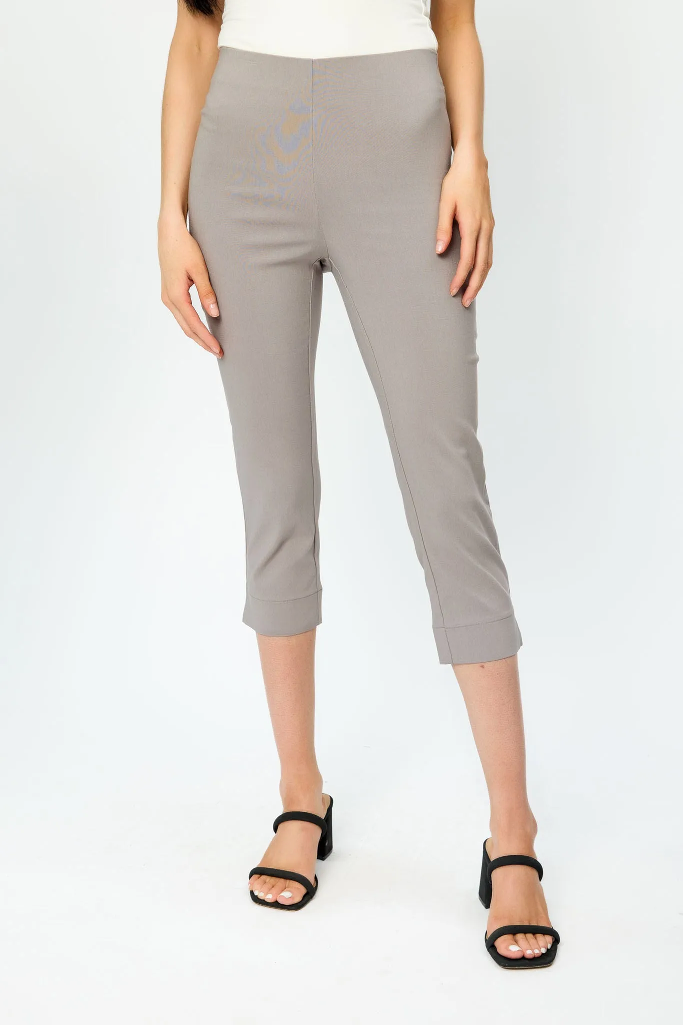 Pull-On High-Rise Capri Pant sold by Eclipse product image thumbnail 3