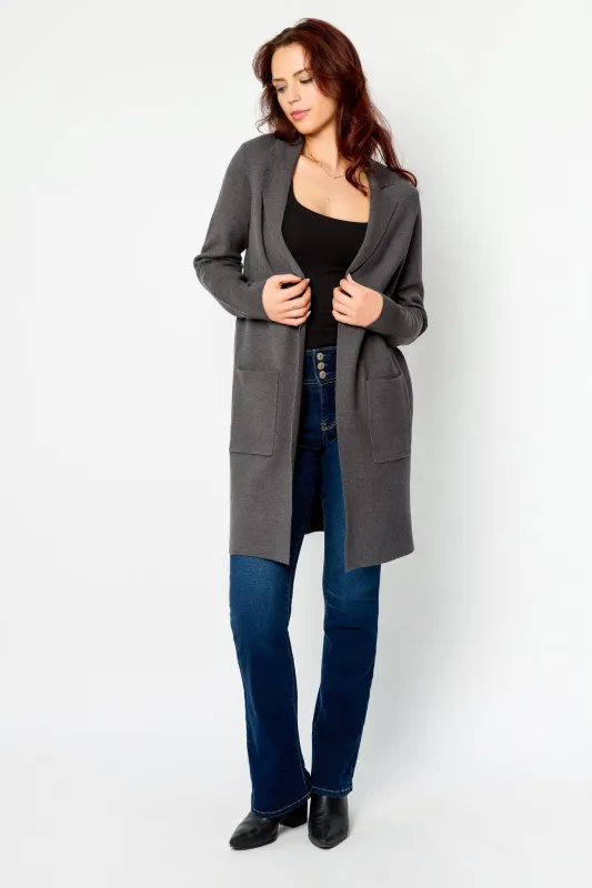 Luxe Knit Sweater Longline Blazer sold by Eclipse