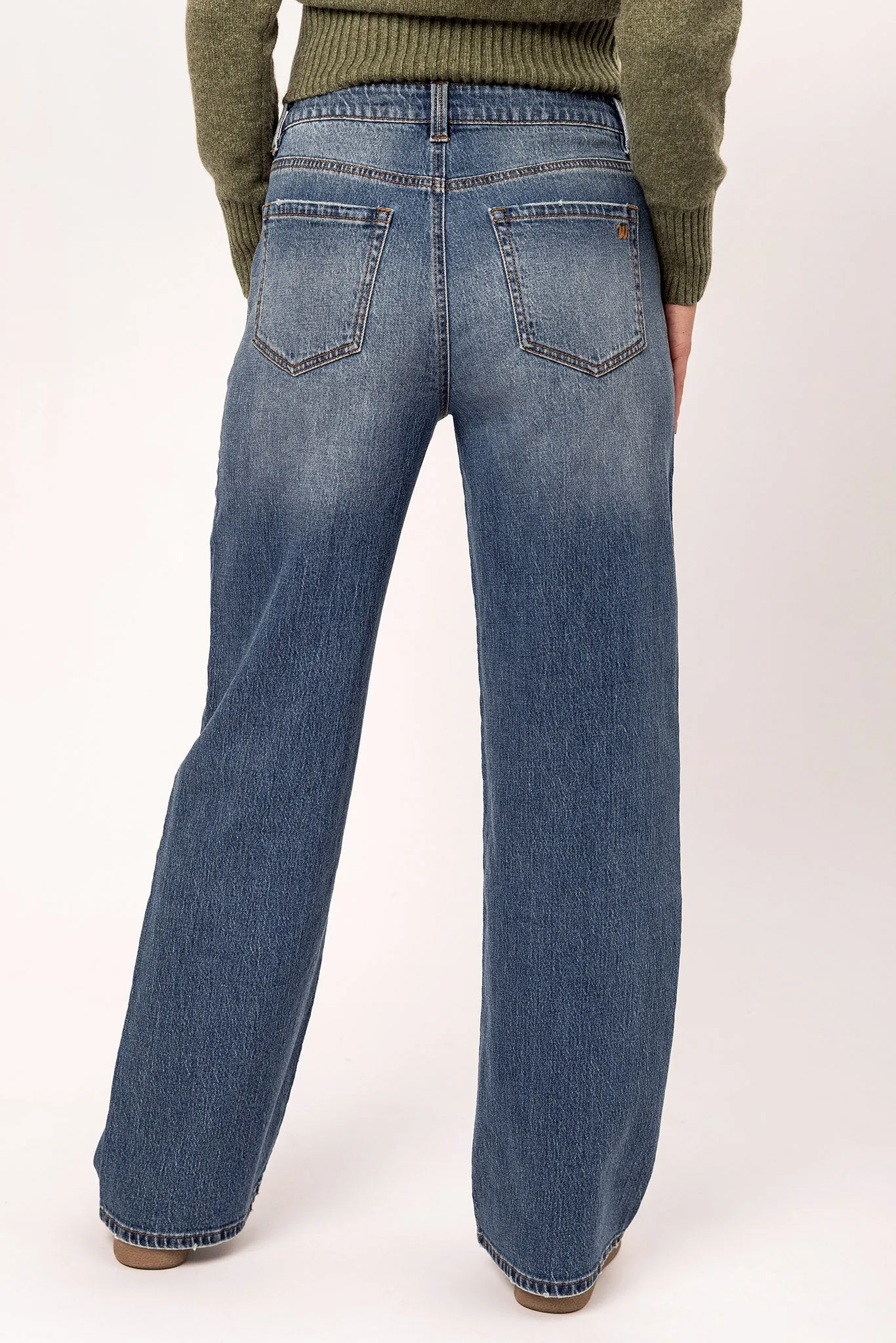 WallFlower Insta-Vintage Isadora Wash High-Rise Wide-Leg Jean sold by Eclipse product image thumbnail 3