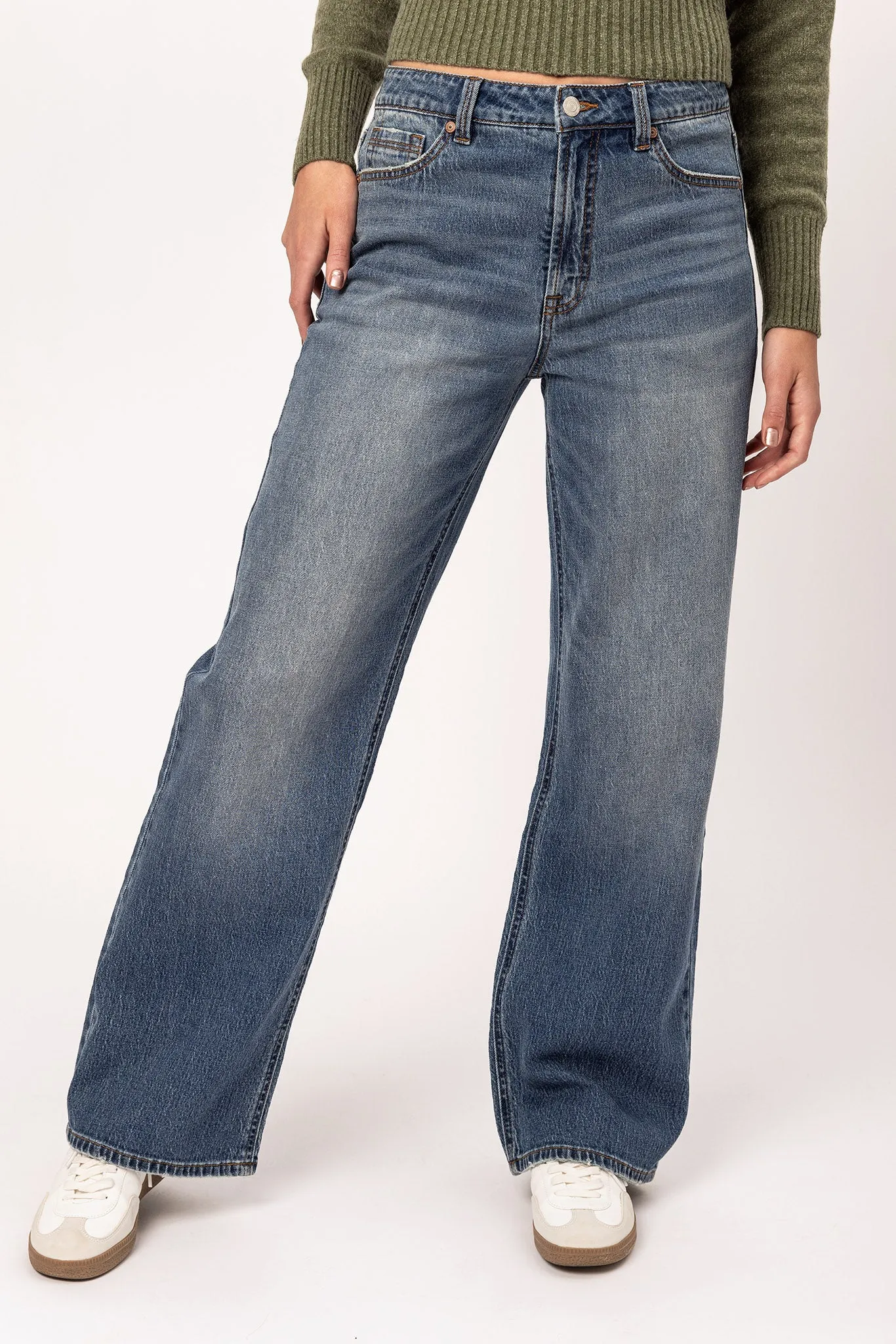 WallFlower Insta-Vintage Isadora Wash High-Rise Wide-Leg Jean sold by Eclipse product image thumbnail 2