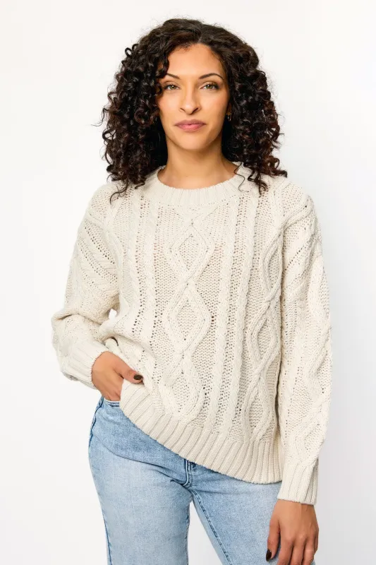 Oversized Cable-Knit Sweater sold by Eclipse