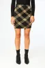 Plaid Jacquard Knit Mini Skirt sold by Eclipse