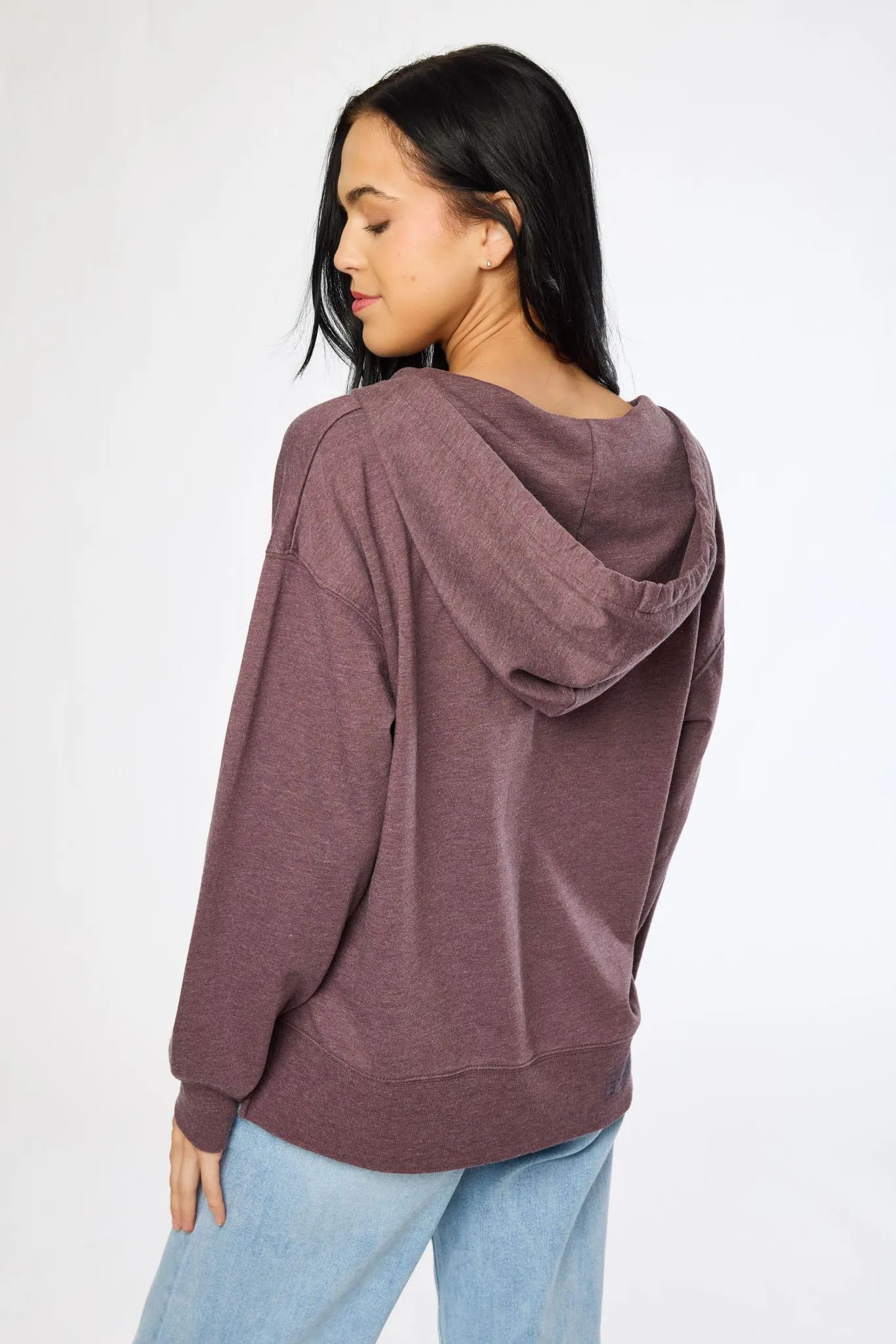 French-Terry WallFlower Hudson Slouchy Hoodie sold by Eclipse product image thumbnail 3