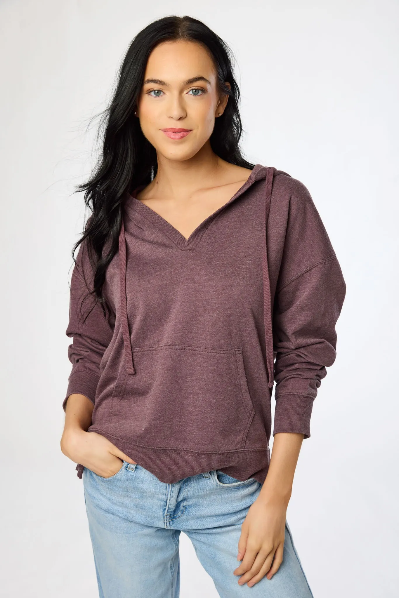 French-Terry WallFlower Hudson Slouchy Hoodie sold by Eclipse