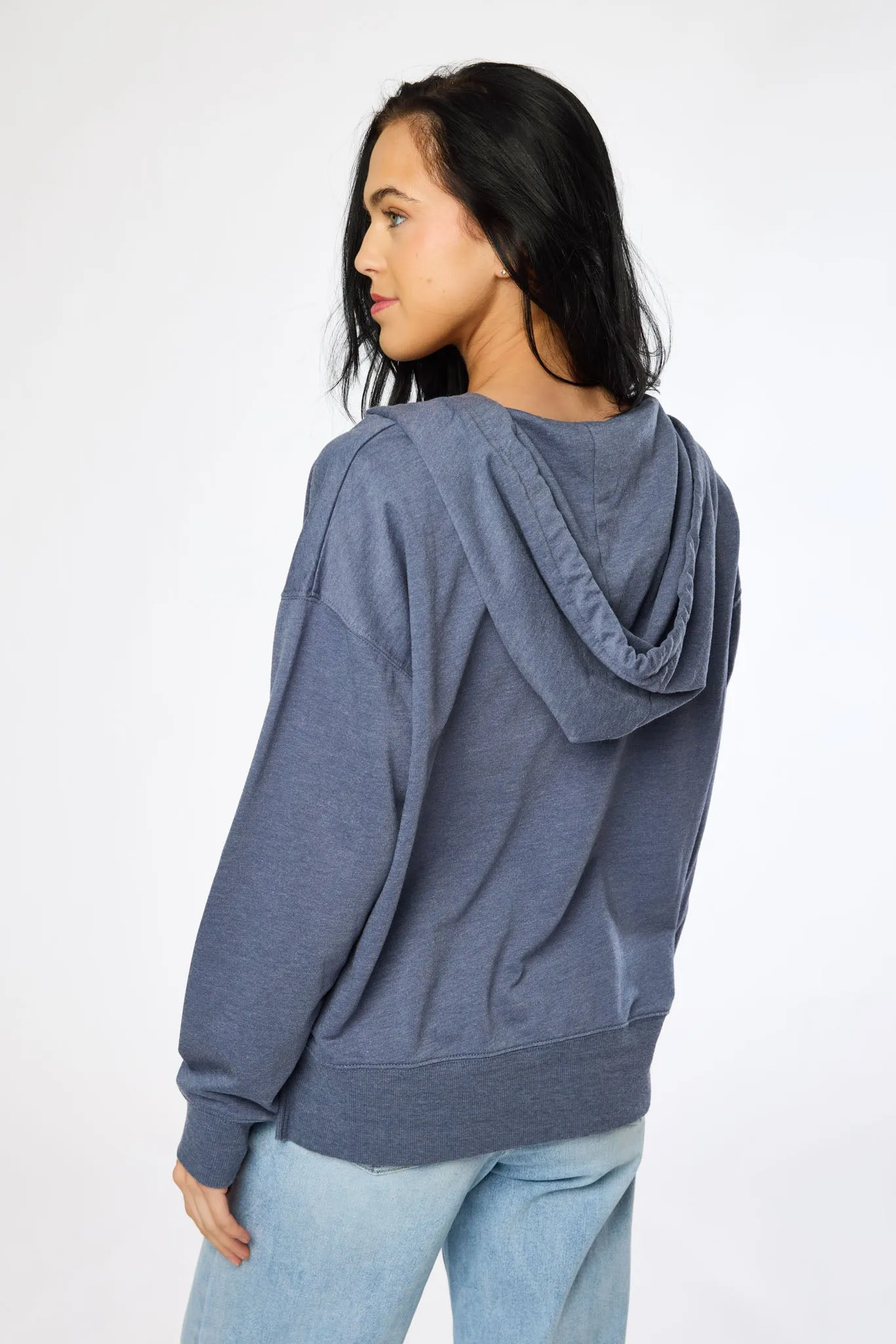 French-Terry WallFlower Hudson Slouchy Hoodie sold by Eclipse product image thumbnail 5