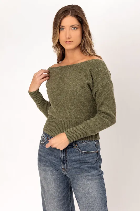 Off-The-Shoulder Long-Sleeve Sweater sold by Eclipse