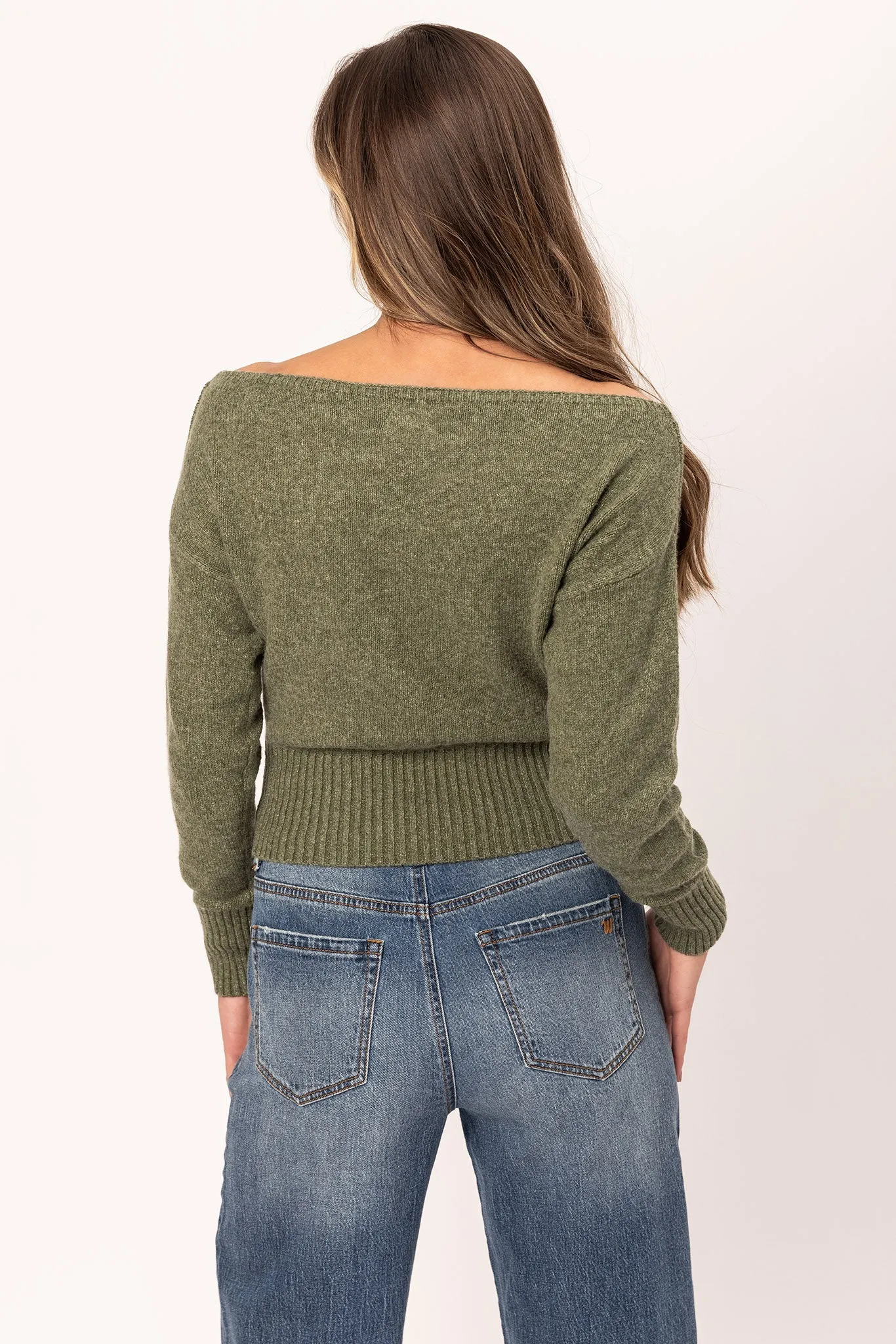 Off-The-Shoulder Long-Sleeve Sweater sold by Eclipse product image thumbnail 2