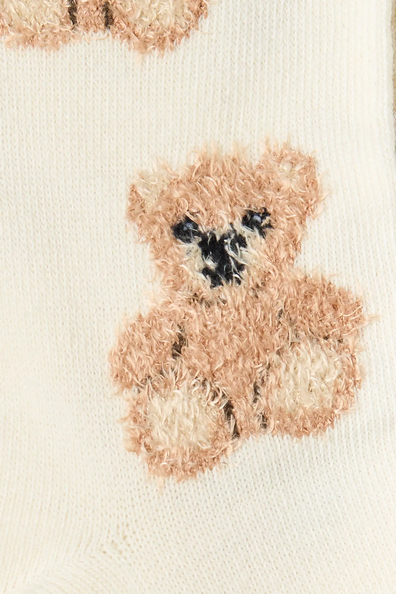 Fuzzy Teddy Bear Socks sold by Eclipse product image thumbnail 2