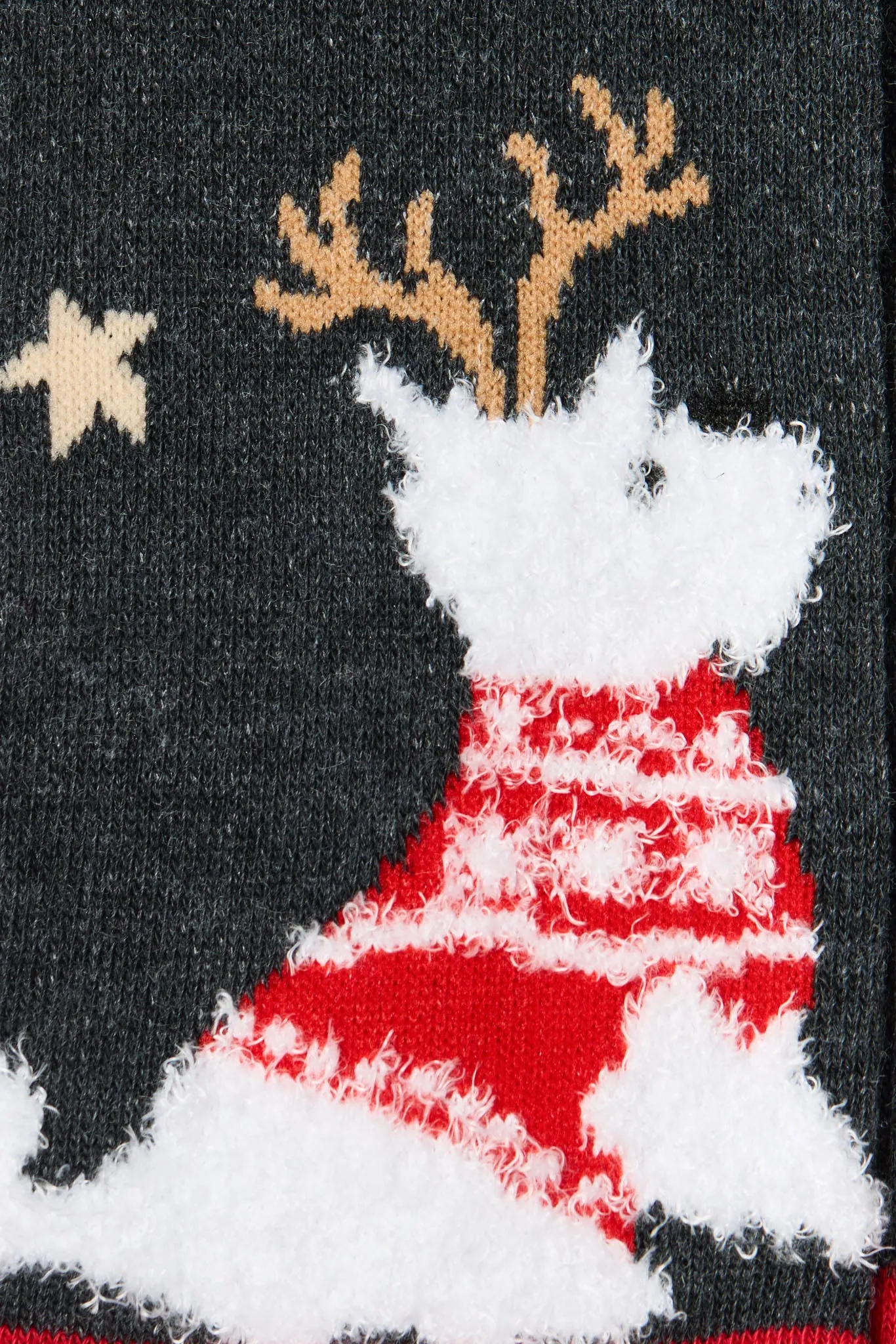 Holiday Fuzzy Scottie Dogs with Stars Socks sold by Eclipse product image thumbnail 2
