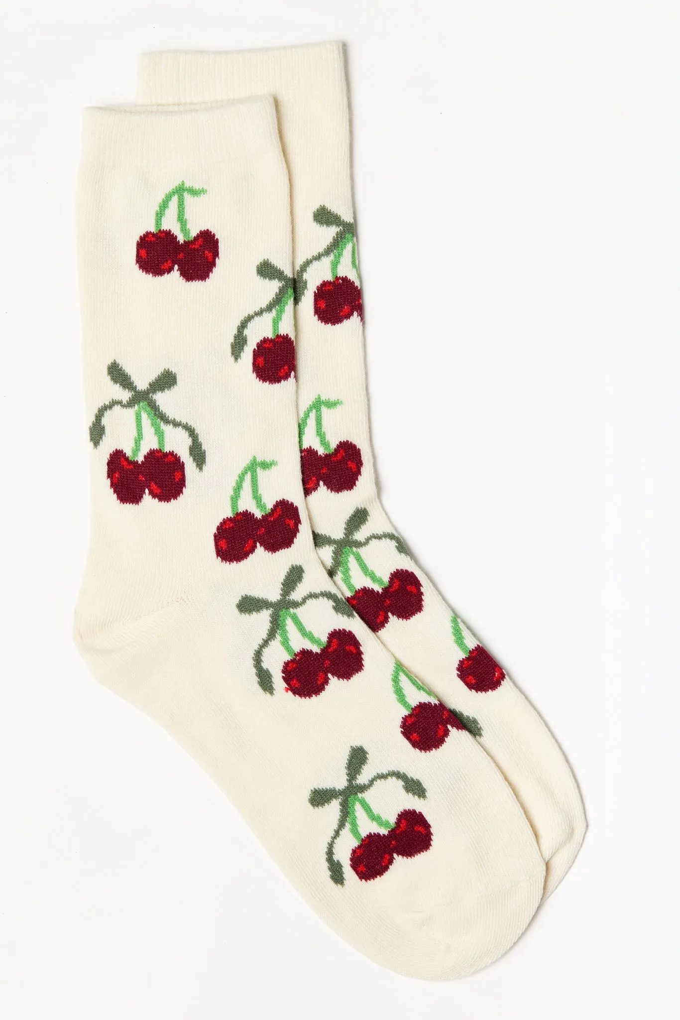 Bowed Cherries Socks sold by Eclipse