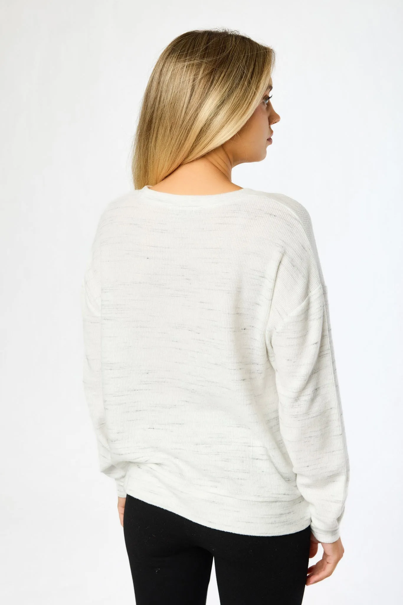 Brushed Space-Dye Long-Sleeve Sweater sold by Eclipse product image thumbnail 2