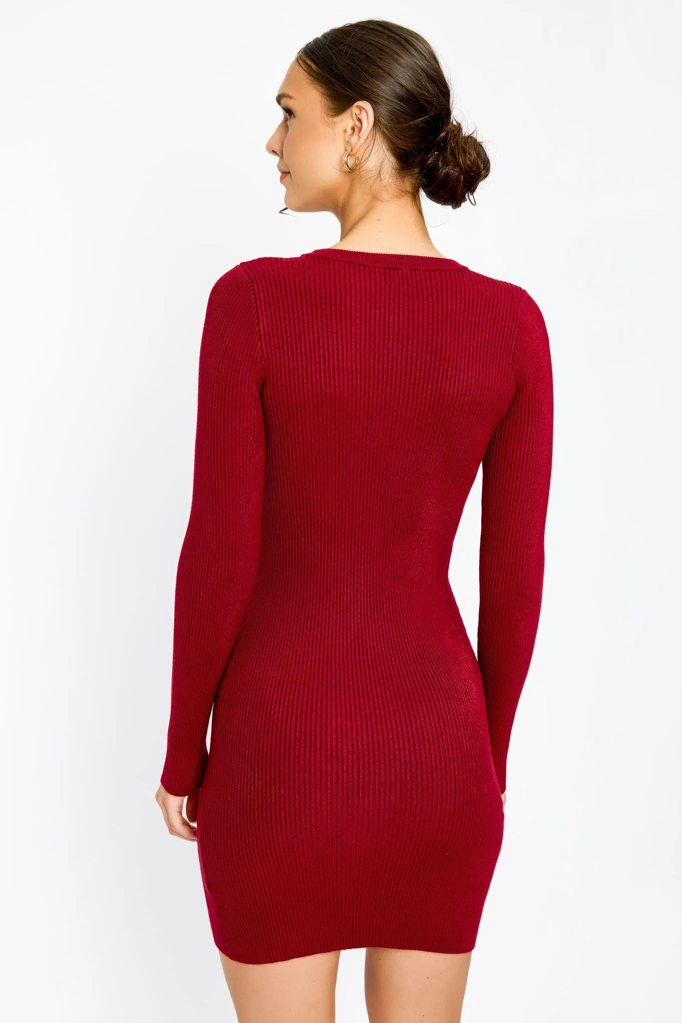 Ribbed Crew-Neck Dress sold by Eclipse product image thumbnail 5