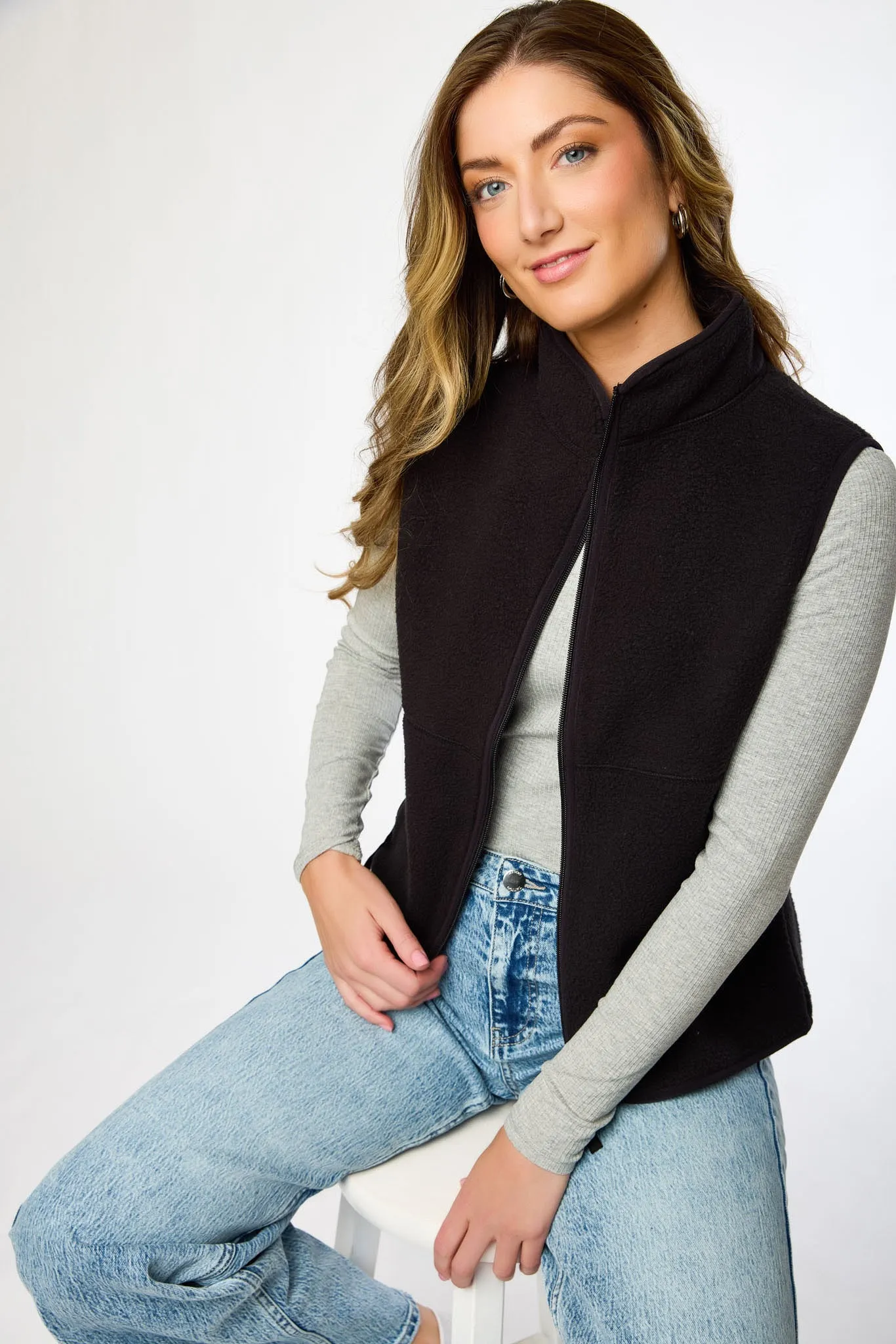 Sherpa Zip-Front Vest sold by Eclipse product image thumbnail 4