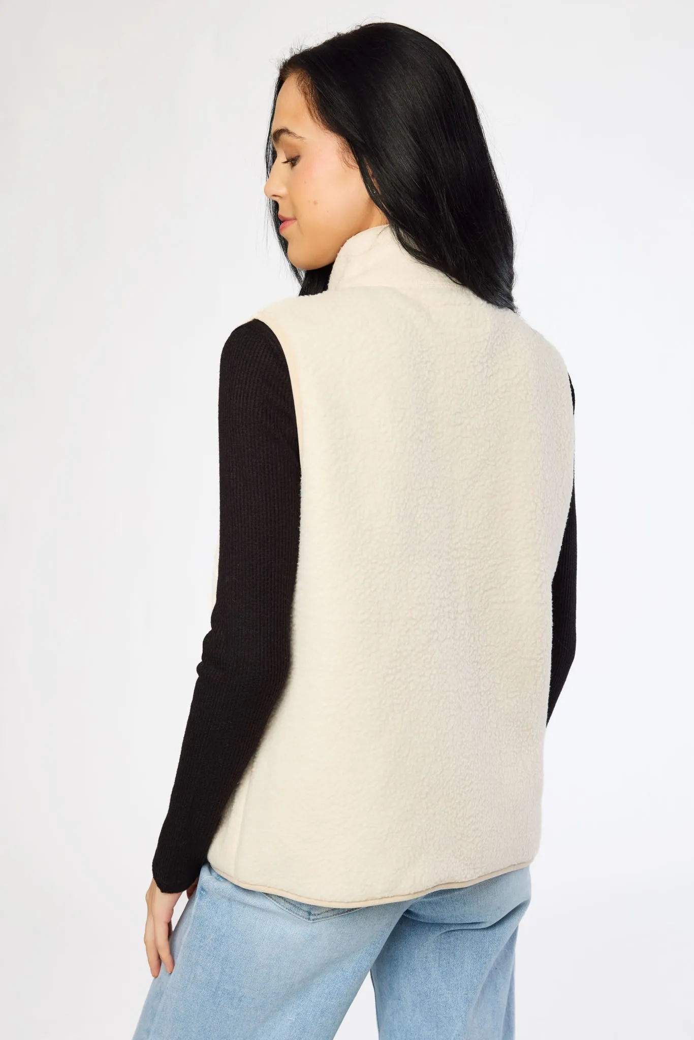 Sherpa Zip-Front Vest sold by Eclipse product image thumbnail 2