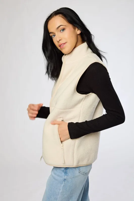 Sherpa Zip-Front Vest sold by Eclipse