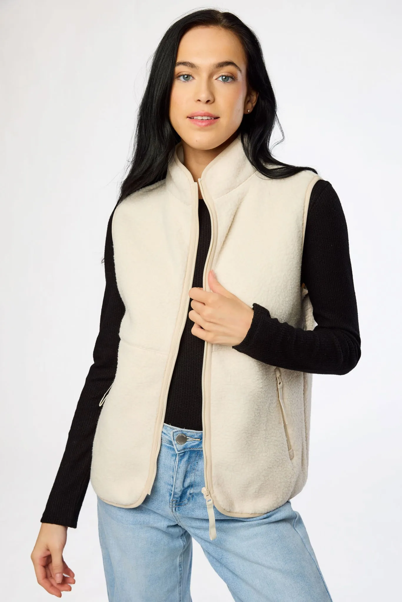 Sherpa Zip-Front Vest sold by Eclipse product image thumbnail 3
