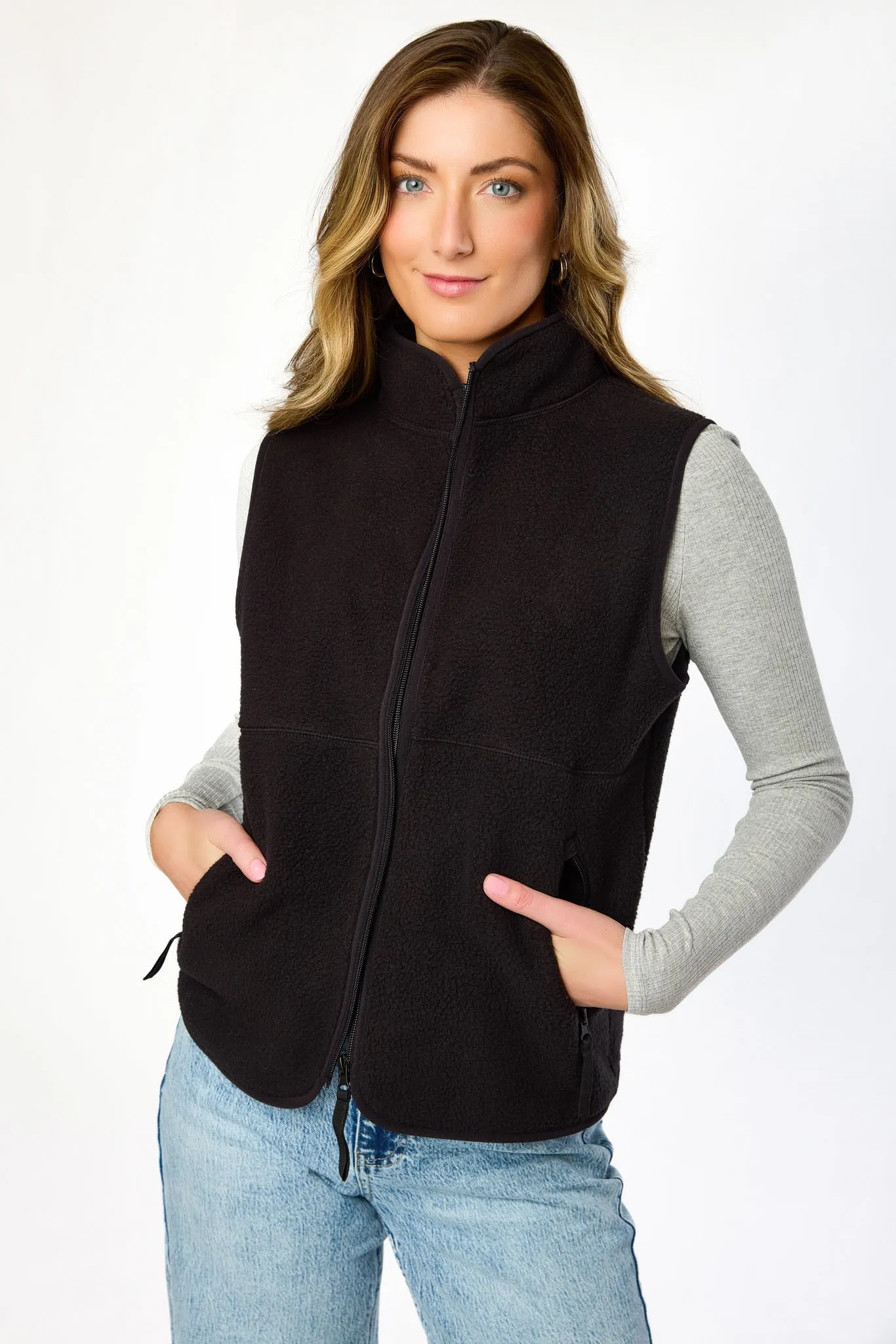 Sherpa Zip-Front Vest sold by Eclipse product image thumbnail 5
