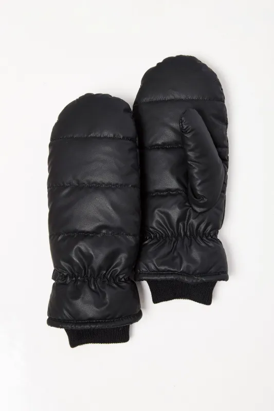 Quilted Puffy Mitt with Knit Cuff and Fleece Lining sold by Eclipse