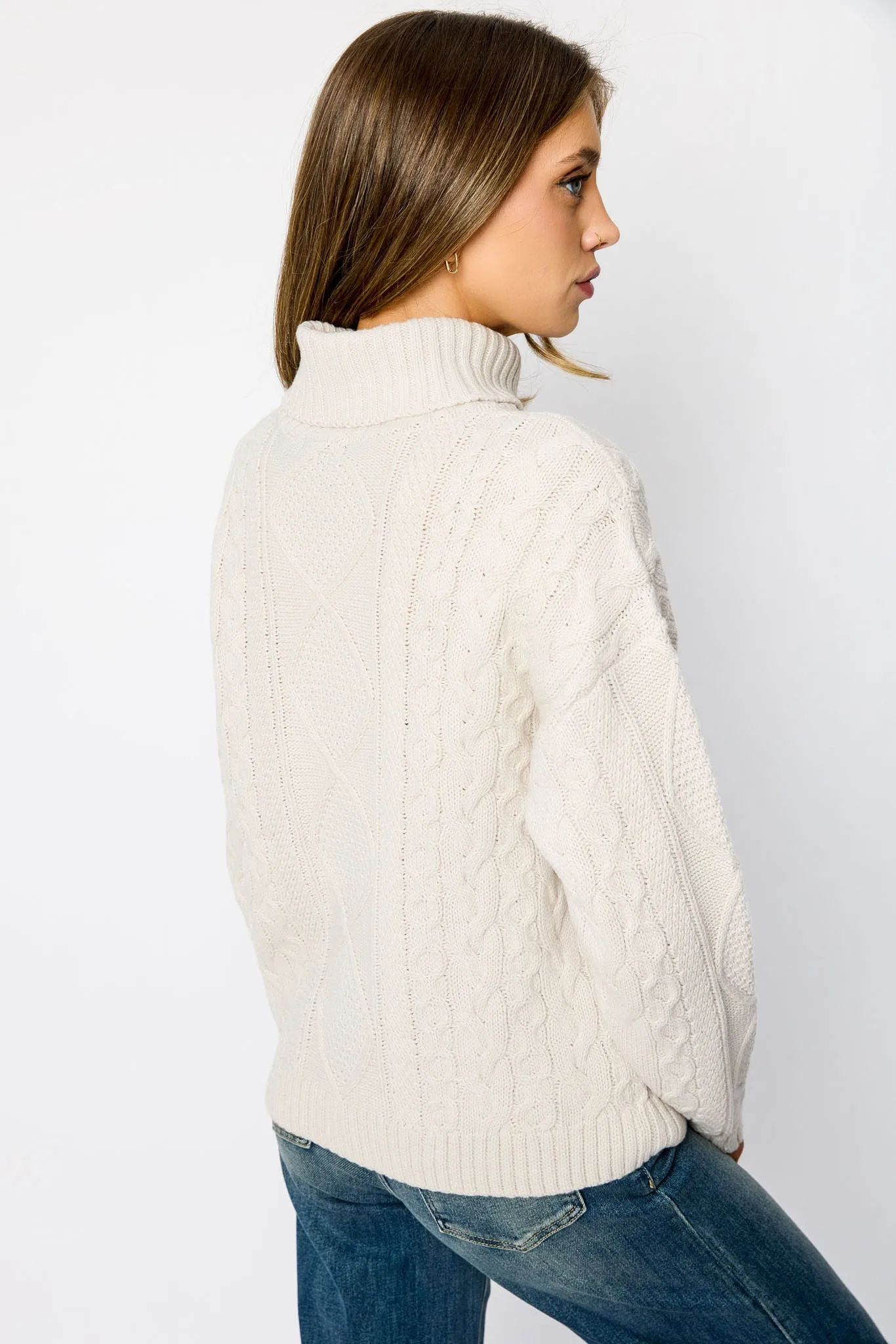 Cable-Knit Turtleneck Sweater sold by Eclipse product image thumbnail 4