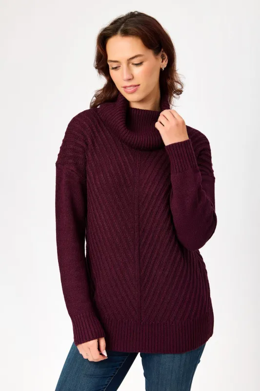 Mitered Turtleneck Sweater sold by Eclipse