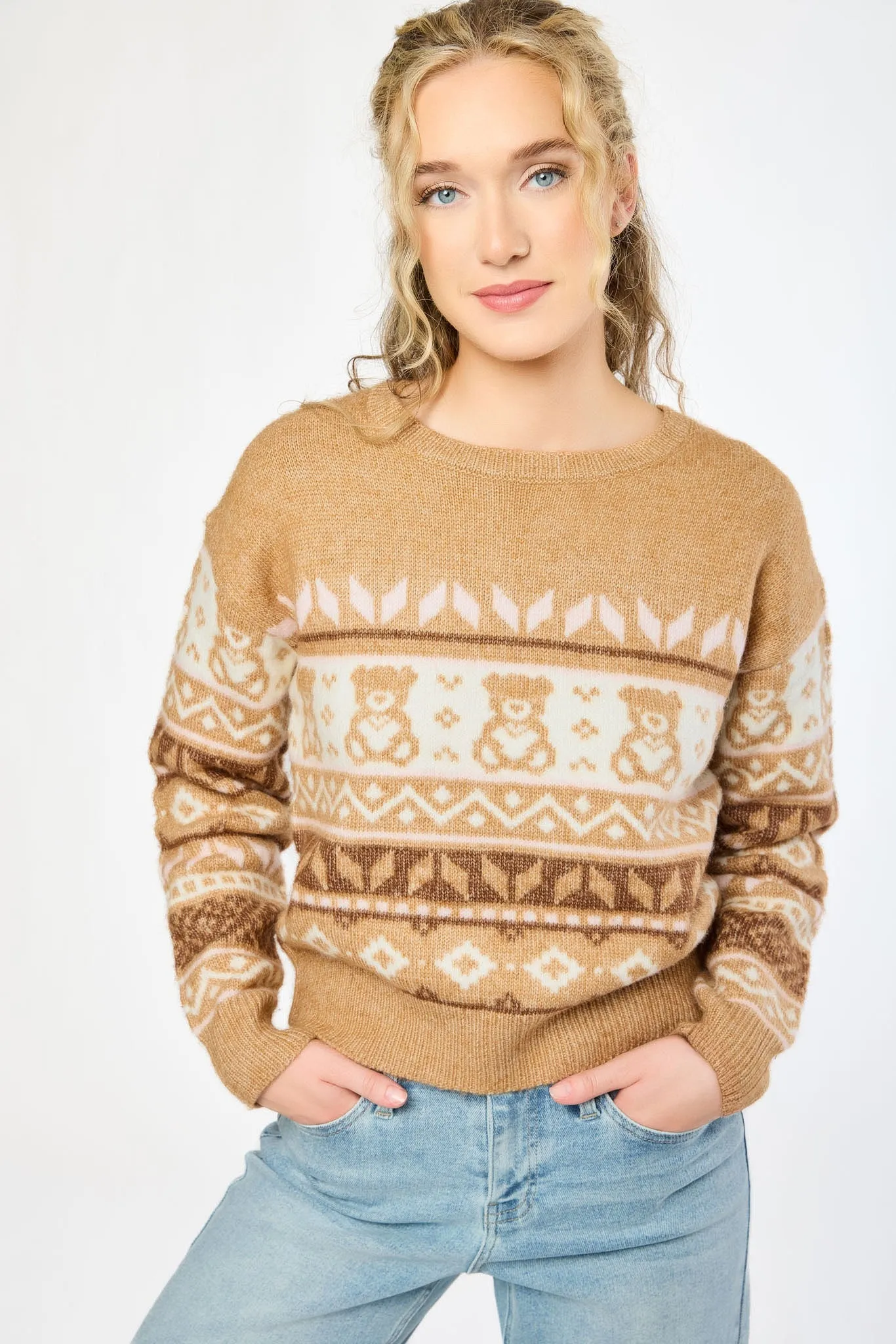 Teddy Fair Isle Sweater sold by Eclipse