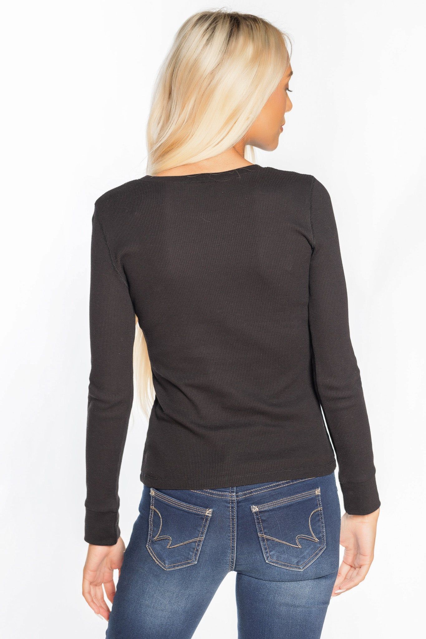 Thermal Knit Long Sleeve Crewneck sold by Eclipse product image thumbnail 2