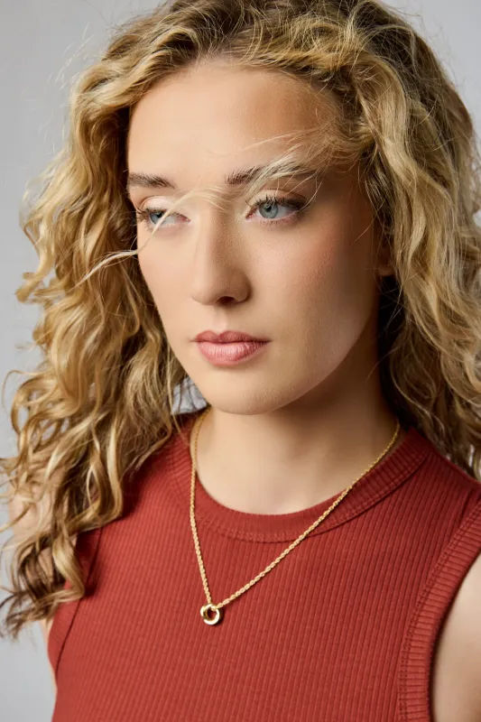 Interlocking Ring Pendant Necklace sold by Eclipse