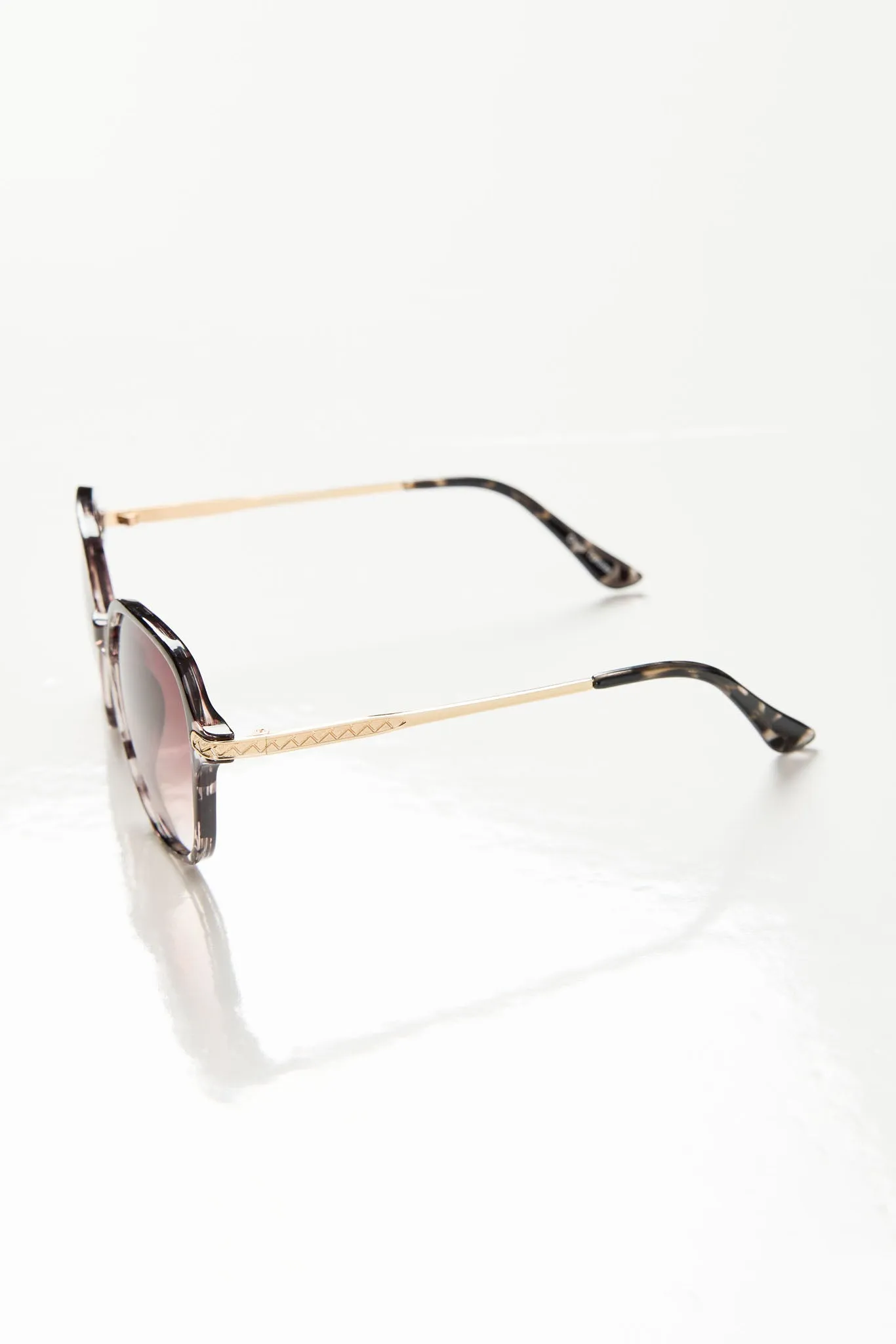Tortoise Rectangular Sunglasses sold by Eclipse product image thumbnail 3