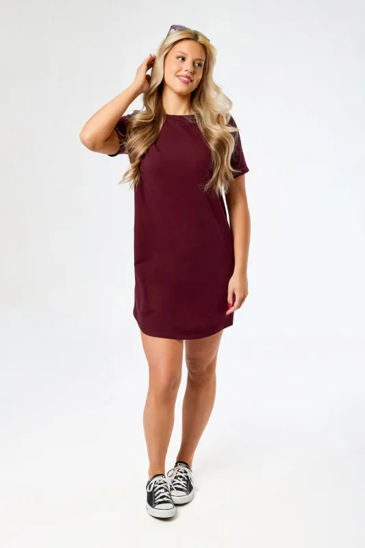 Crew-Neck Short-Sleeve T-Shirt Dress sold by Eclipse