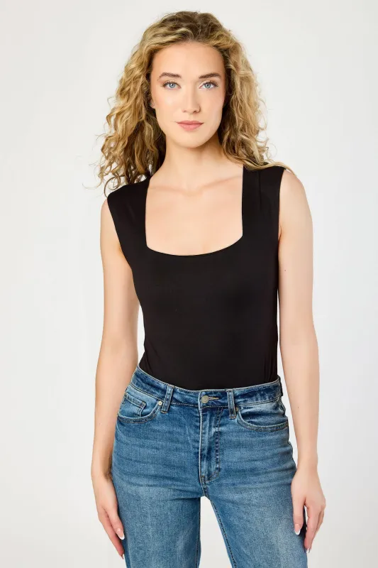 Brushed DTY Square-Neck Bodysuit sold by Eclipse