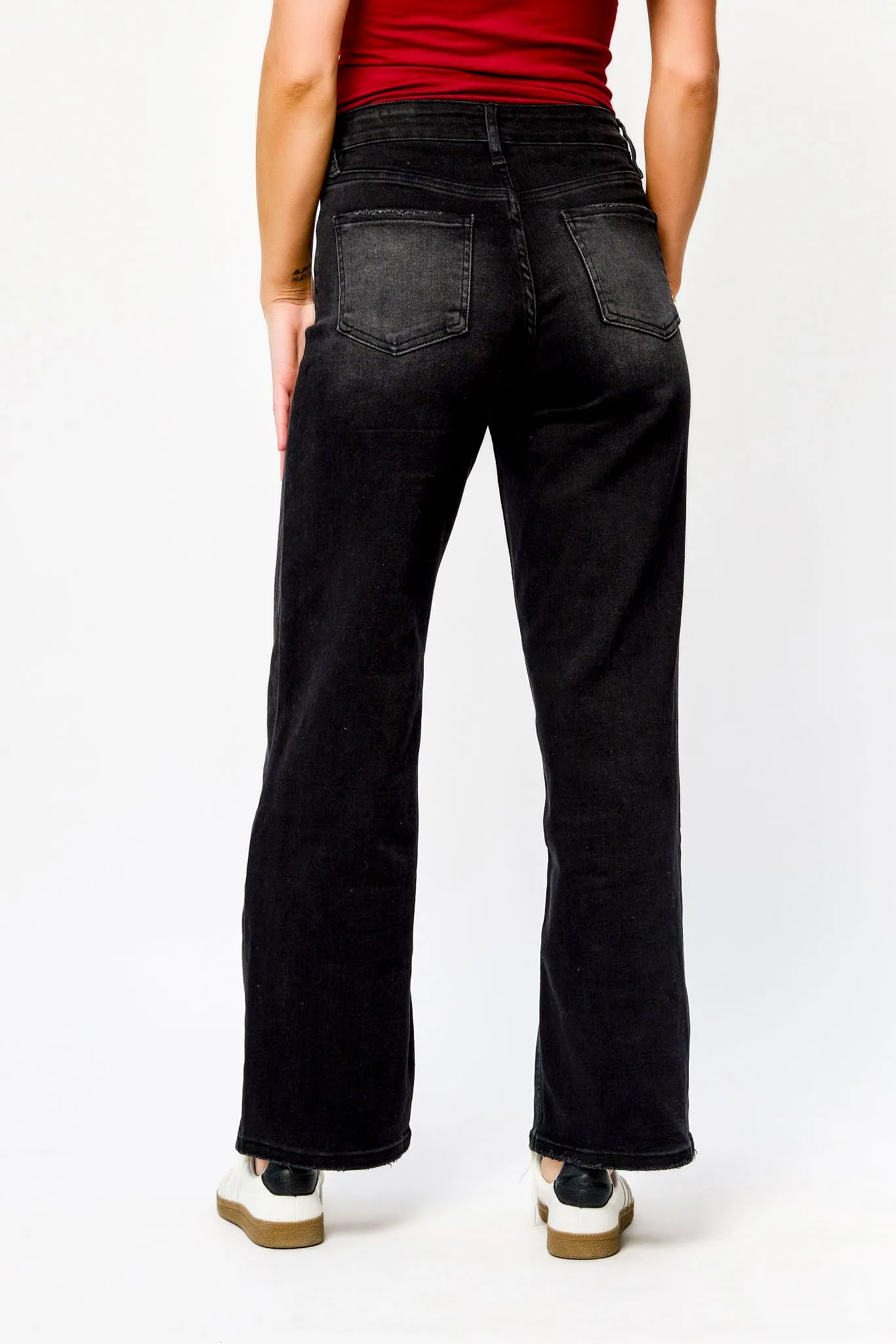 Tattoo "Harper" Black Wide-Leg Jean – 33” Inseam sold by Eclipse product image thumbnail 2