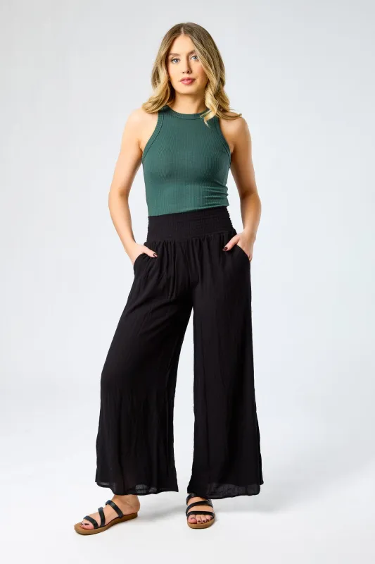 Gauze Palazzo Pants sold by Eclipse