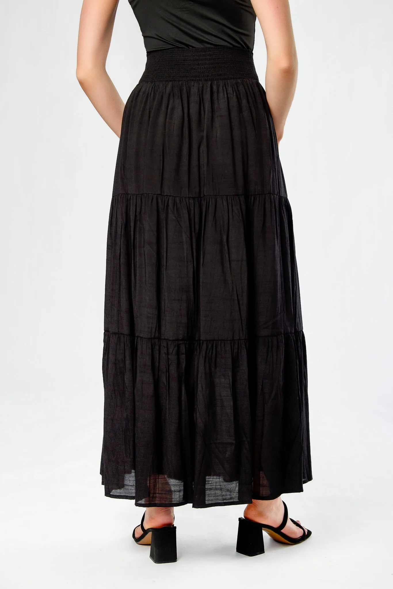 Tiered Maxi Skirt sold by Eclipse product image thumbnail 2