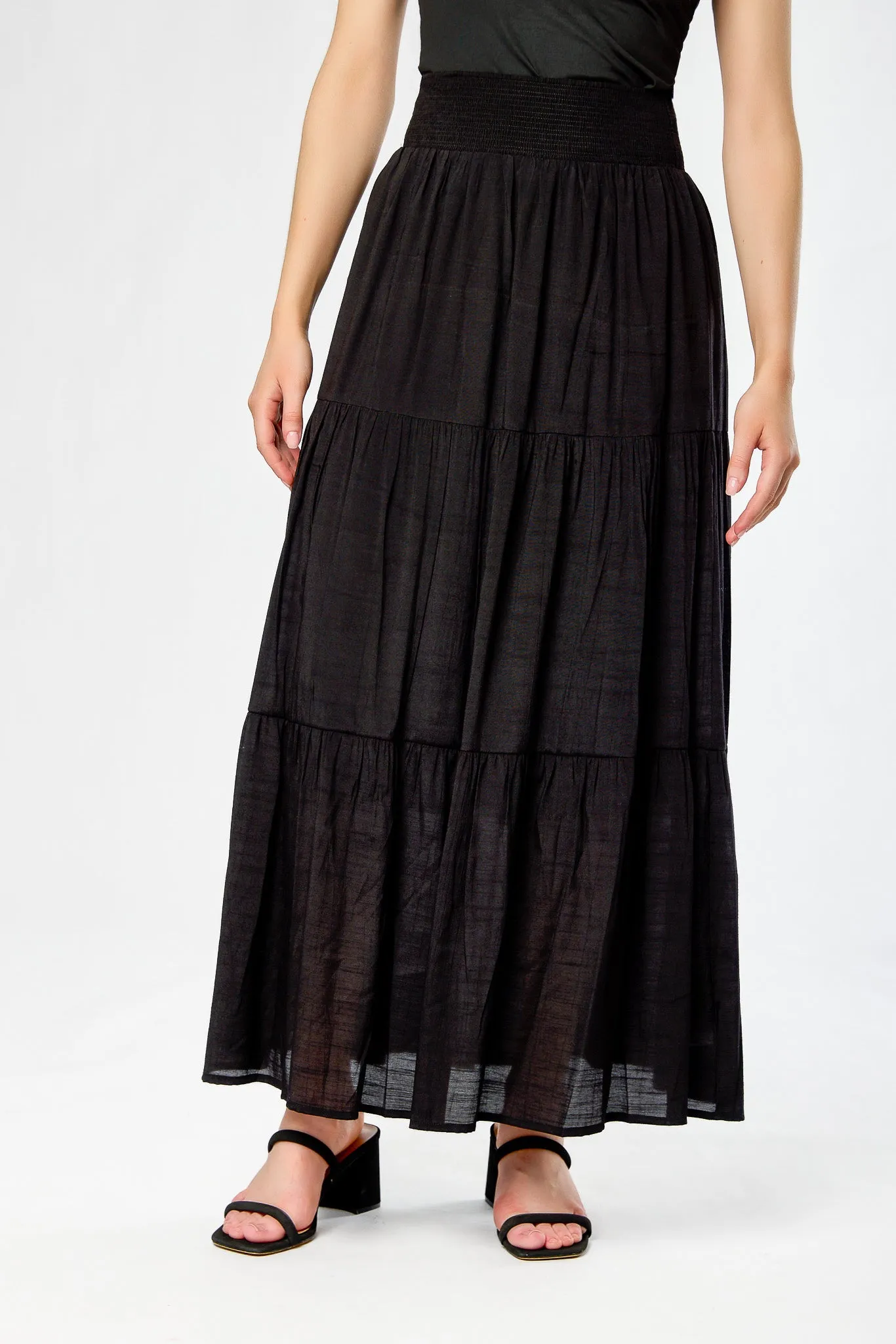 Tiered Maxi Skirt sold by Eclipse product image thumbnail 3