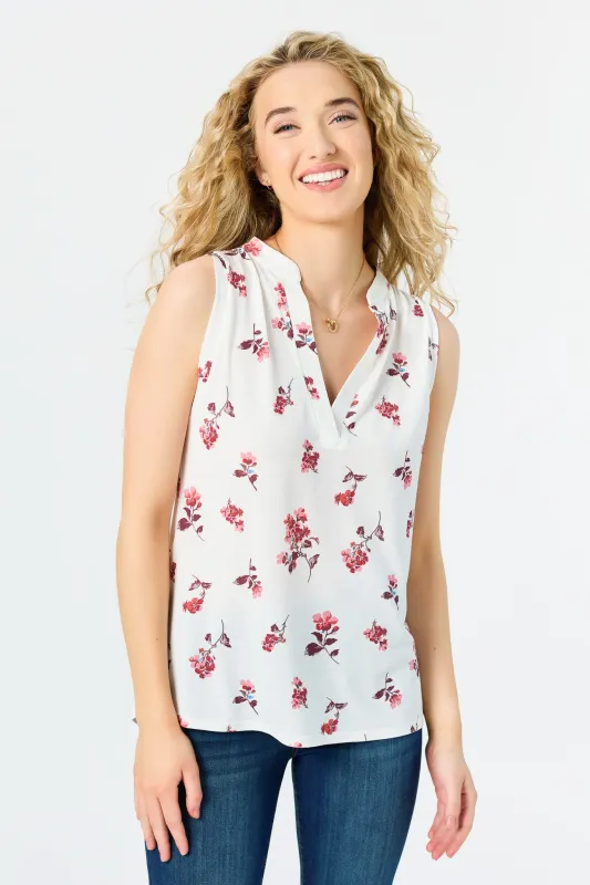 Small Floral Bulgari Sleeveless Shirt made by Eclipse