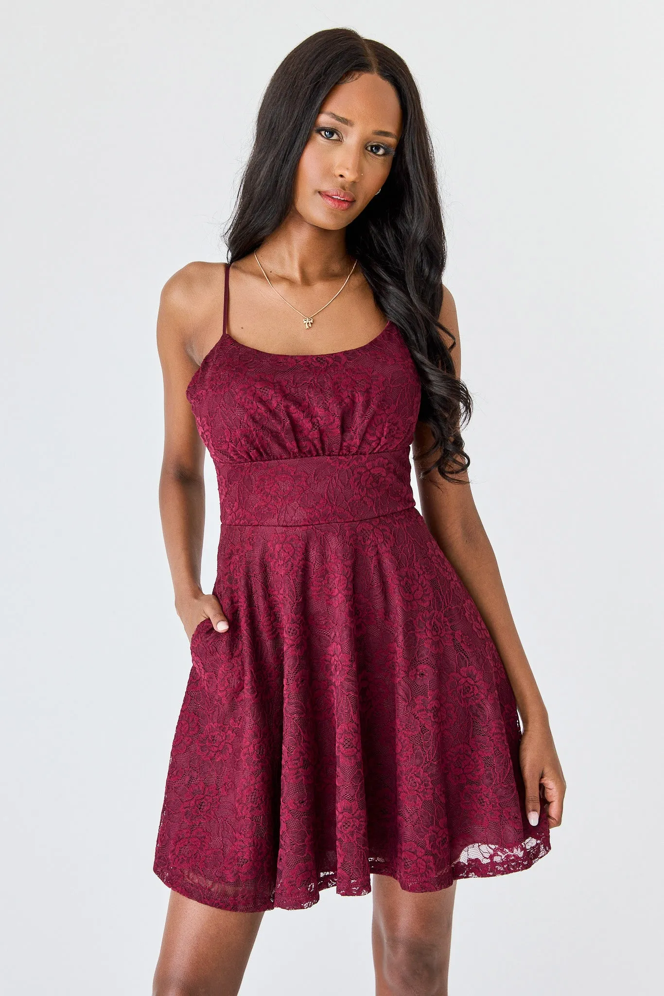 Lace Skater Dress with Pockets sold by Eclipse product image thumbnail 4